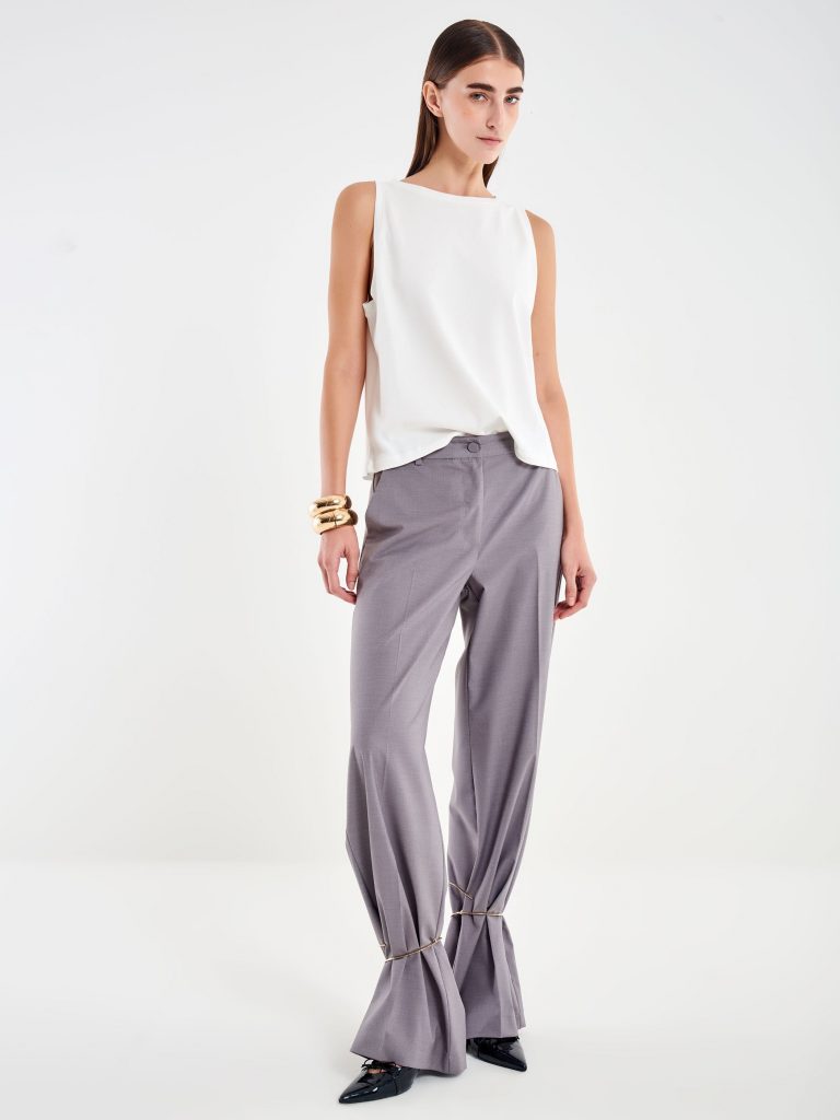 TROUSERS VICOLO TF1032 GRIGIO — immagine 3