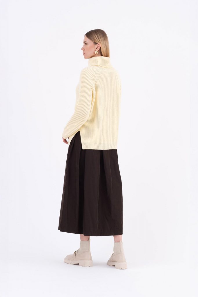 KNITWEAR VICARIO CINQUE METUNIA YELLOW — immagine 3