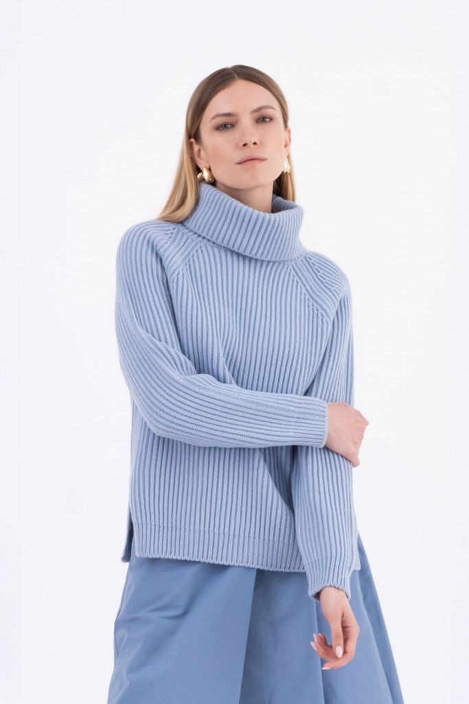 kNITWEAR VICARIO CINQUE METUNIA LIGHT BLU — immagine principale