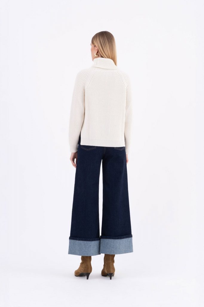 KNITWEAR VICARIO CINQUE METUNIA WHITE — immagine 4