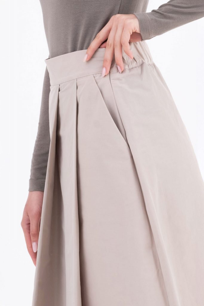 SKIRT VICARIO CINQUE GIARTA BEIGE — immagine 3